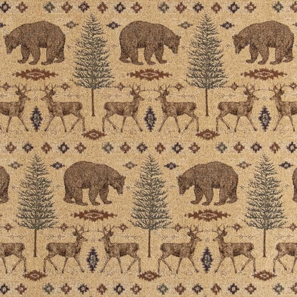 D2690 Novelty Ottawa Beige & Taupe,Brown Charlotte Fabrics