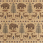 D2690 Novelty Ottawa Beige & Taupe,Brown Charlotte Fabrics