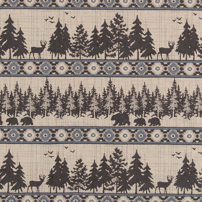 D2691 Novelty Forest Sky Blue Charlotte Fabrics