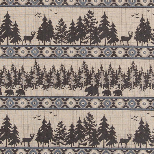 D2691 Novelty Forest Sky Blue Charlotte Fabrics