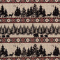 D2692 Novelty Forest Crimson Red & Burgundy Charlotte Fabrics
