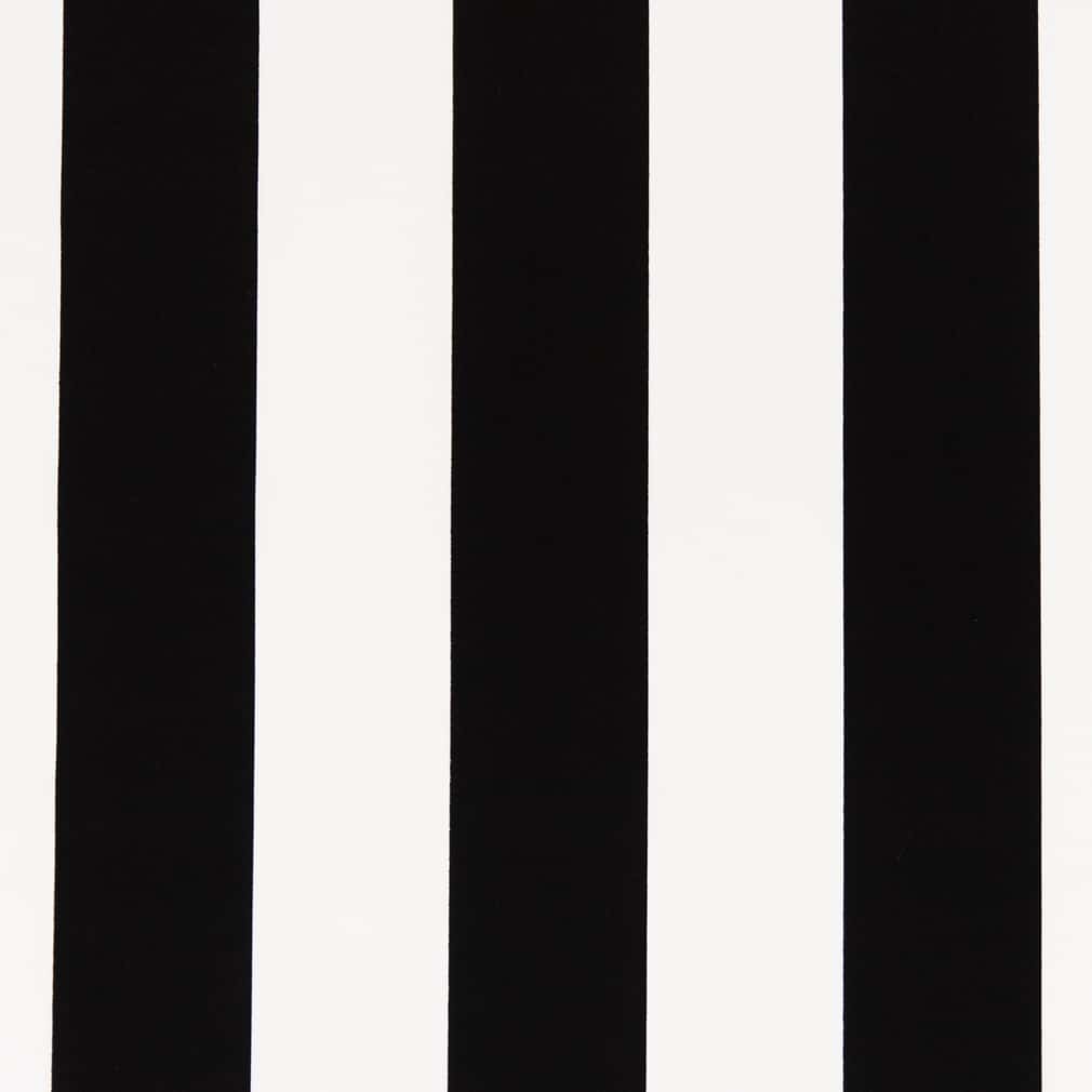 D2702 Stripe Ebony Black Charlotte Fabrics