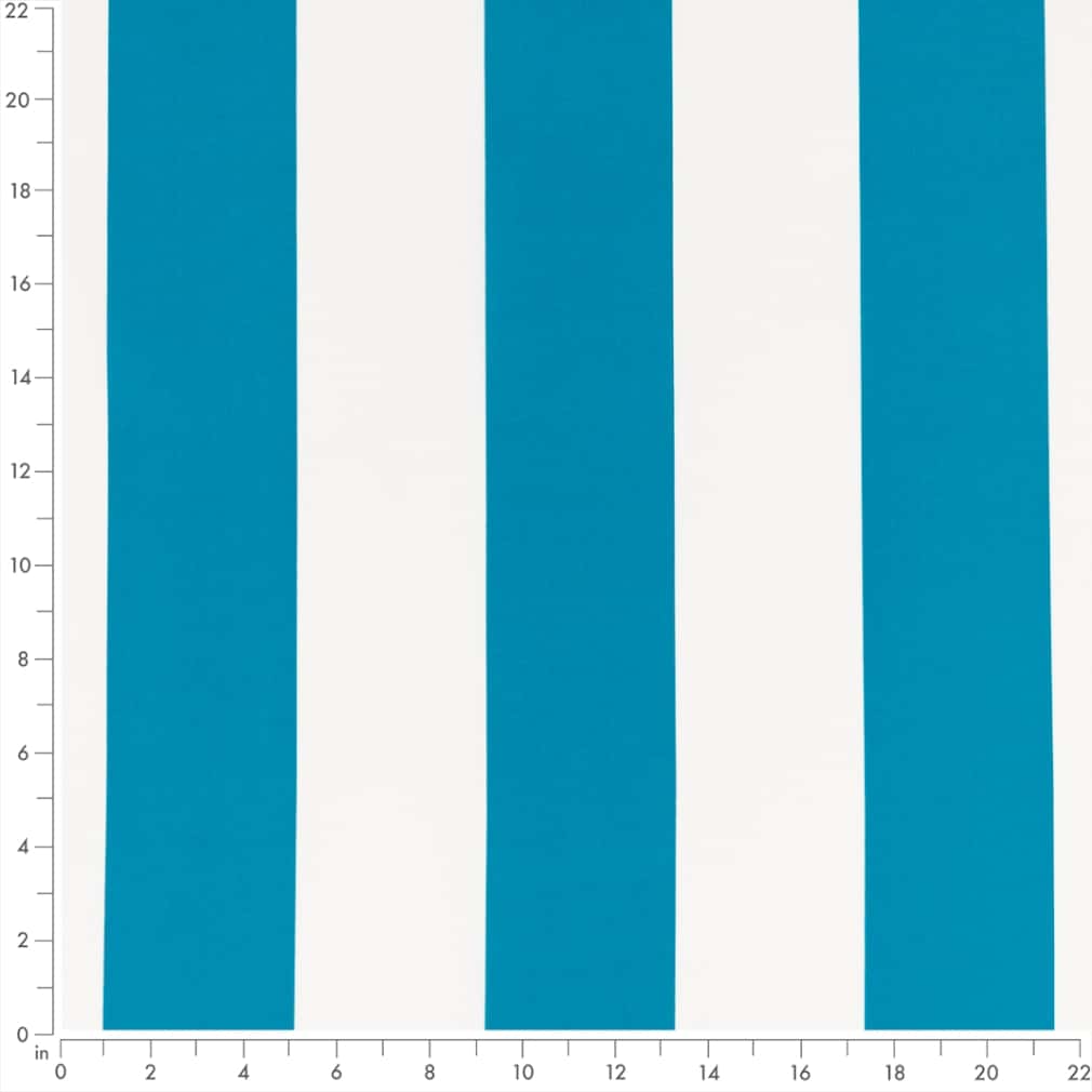 D2703 Stripe Azure Blue Charlotte Fabrics