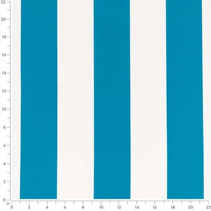 D2703 Stripe Azure Blue Charlotte Fabrics