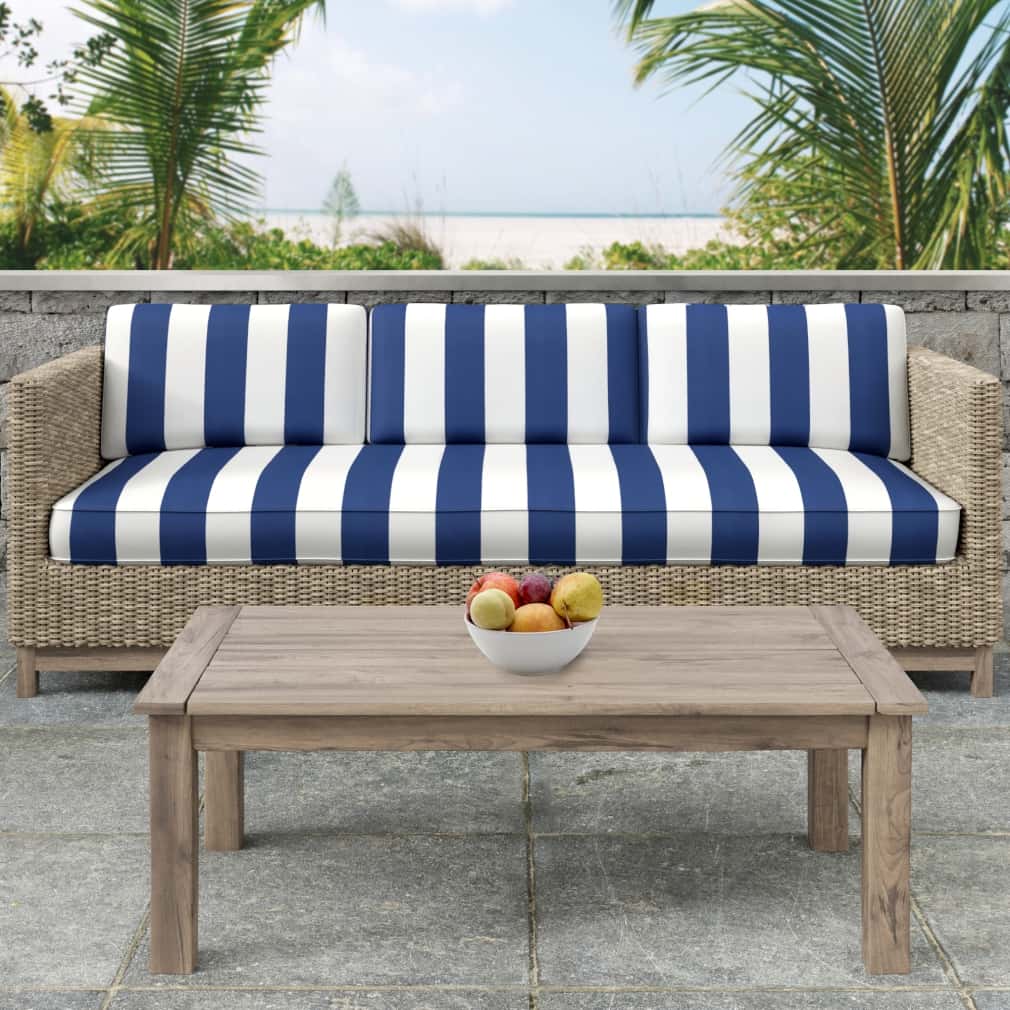 D2705 Stripe Nautical Blue Charlotte Fabrics