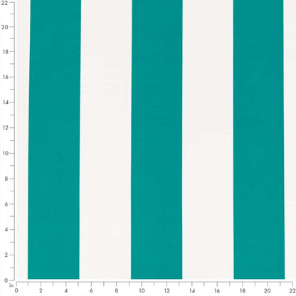 D2706 Stripe Surf Aqua & Teal Charlotte Fabrics