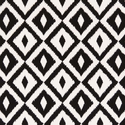 D2708 Abstract & Geometric,Diamonds Black Black Charlotte Fabrics