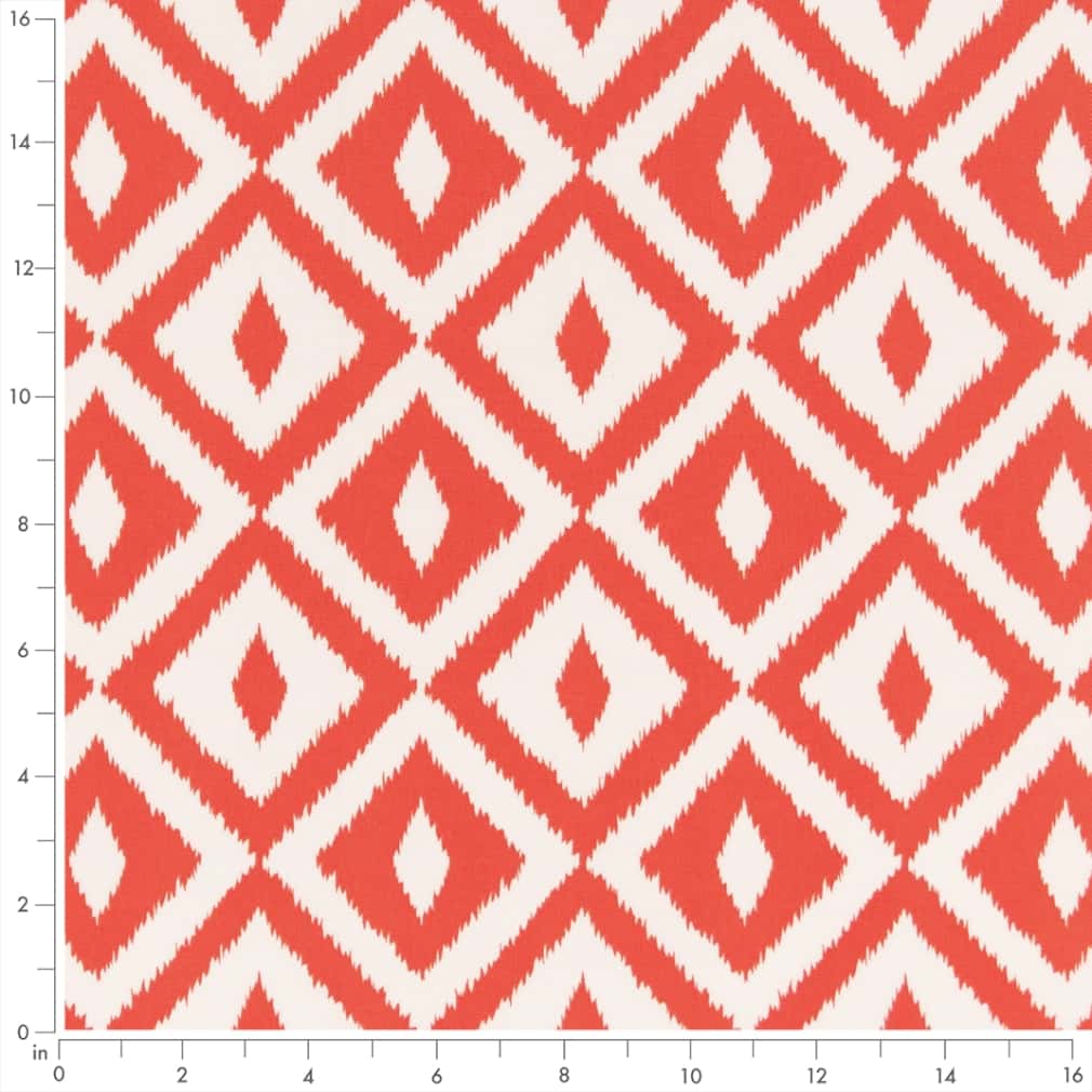 D2710 Abstract & Geometric,Diamonds Coral Coral & Peach,Pink Charlotte Fabrics