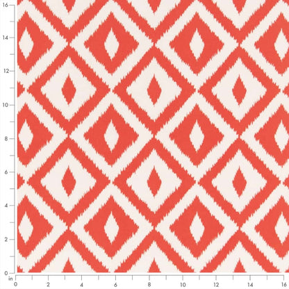 D2710 Abstract & Geometric,Diamonds Coral Coral & Peach,Pink Charlotte Fabrics
