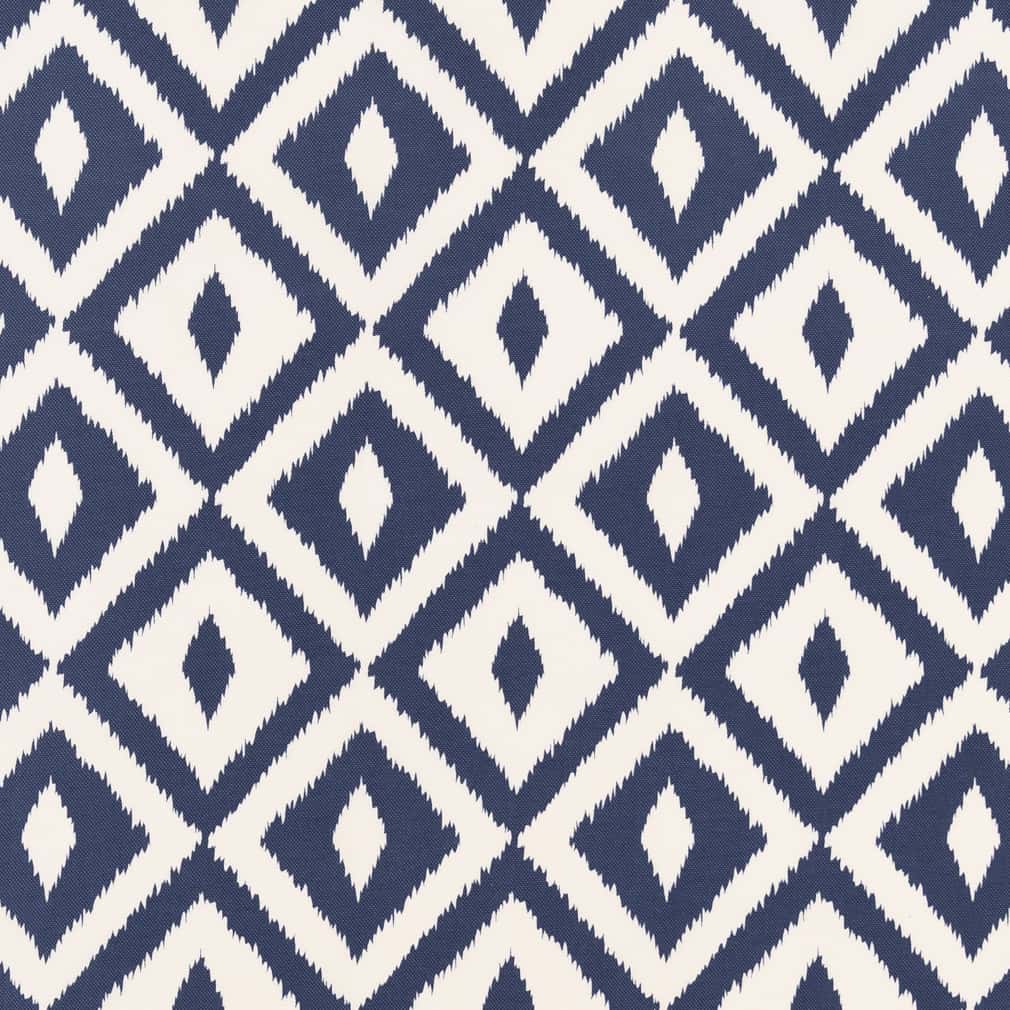 D2711 Abstract & Geometric,Diamonds Denim Blue Charlotte Fabrics