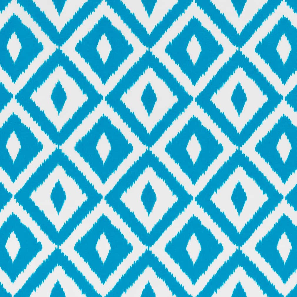 D2712 Abstract & Geometric,Diamonds Lagoon Blue Charlotte Fabrics