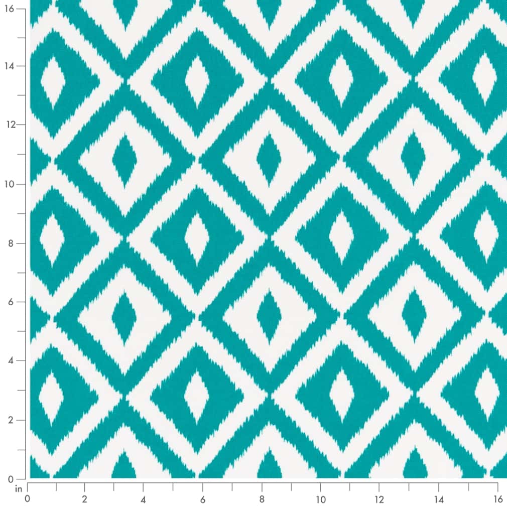 D2714 Abstract & Geometric,Diamonds Teal Aqua & Teal Charlotte Fabrics