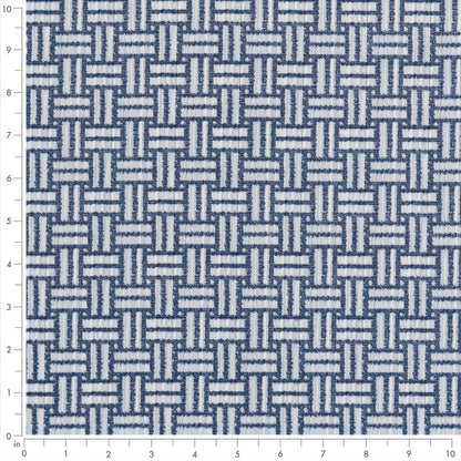 D2718 Abstract & Geometric,Small Scale Chambray Blue Charlotte Fabrics