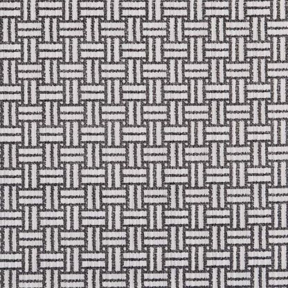 D2719 Abstract & Geometric,Small Scale Charcoal Grey & Silver Charlotte Fabrics