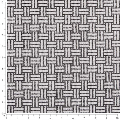 D2719 Abstract & Geometric,Small Scale Charcoal Grey & Silver Charlotte Fabrics