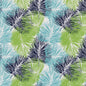 D2720 Leaves,Tropical & Botanical Tide Blue,Green Charlotte Fabrics