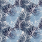 D2722 Leaves,Tropical & Botanical Oasis Blue Charlotte Fabrics