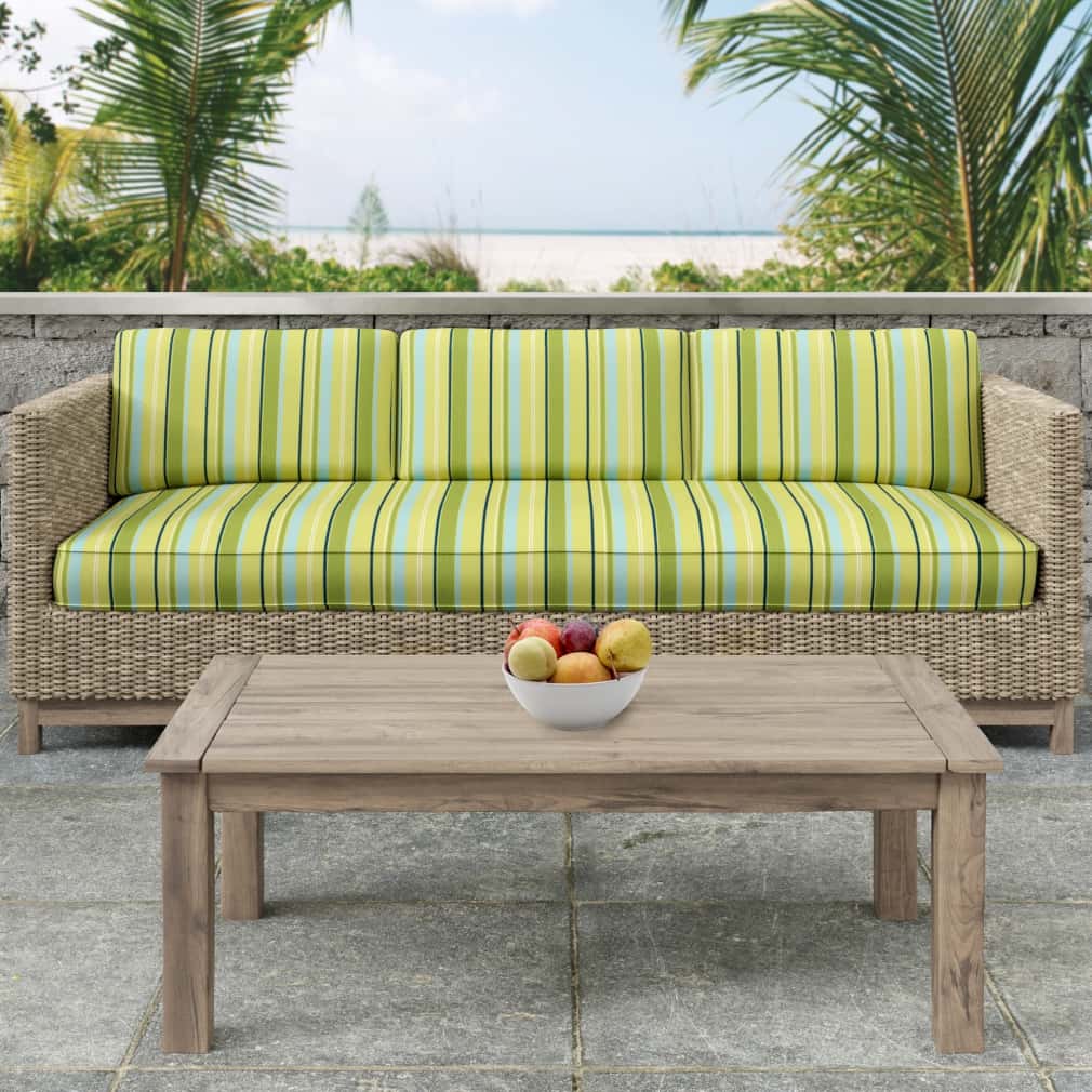 D2724 Stripe Kiwi Green Charlotte Fabrics
