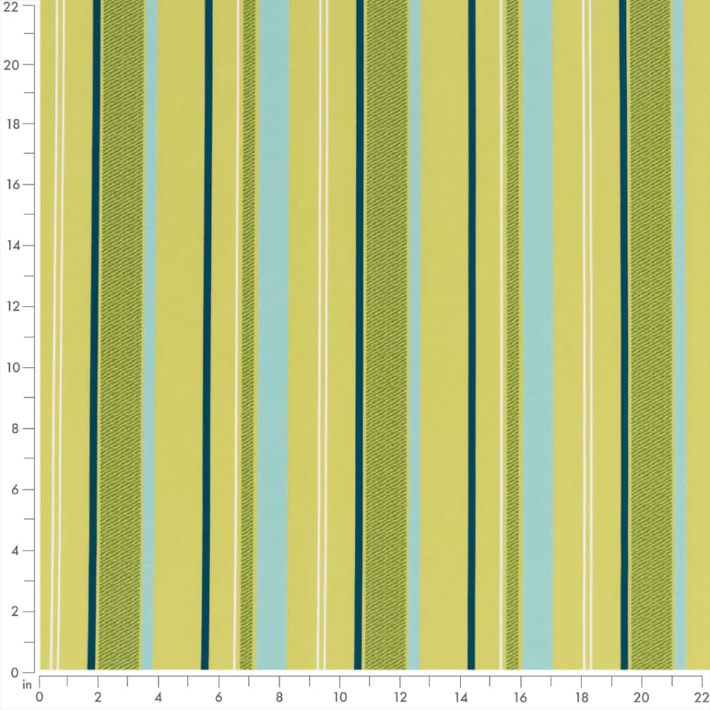 D2724 Stripe Kiwi Green Charlotte Fabrics