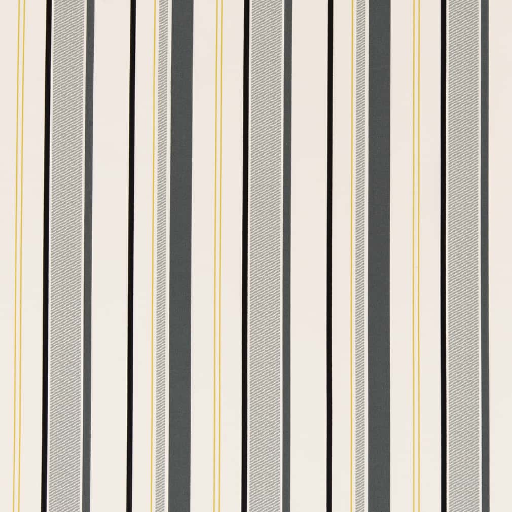 D2725 Stripe Platinum Grey & Silver Charlotte Fabrics