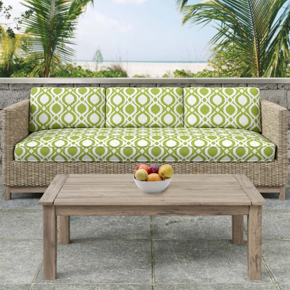 D2728 Abstract & Geometric Grass Green Charlotte Fabrics