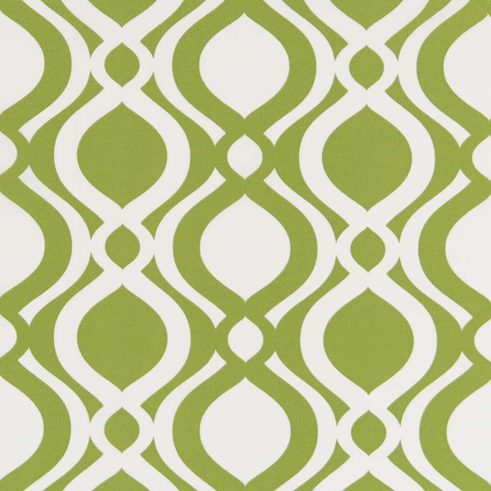 D2728 Abstract & Geometric Grass Green Charlotte Fabrics