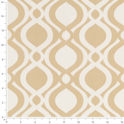 D2729 Abstract & Geometric Sand Beige & Taupe Charlotte Fabrics