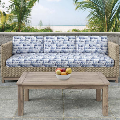 D2732 Abstract & Geometric Blue Blue Charlotte Fabrics