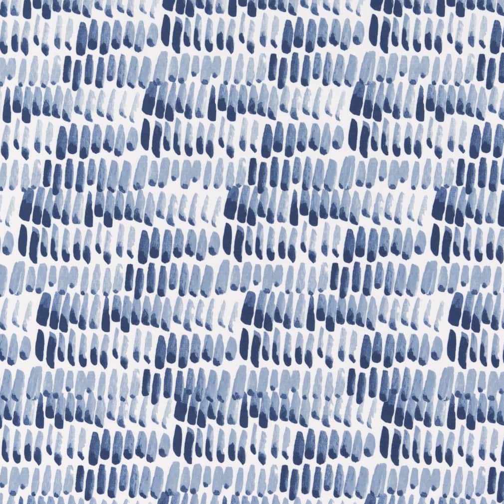 D2732 Abstract & Geometric Blue Blue Charlotte Fabrics