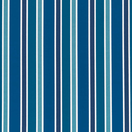 D2737 Stripe Coastal Blue Charlotte Fabrics