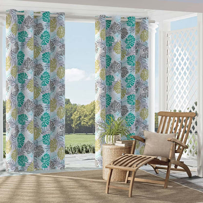 D2738 Leaves,Tropical & Botanical Jade Aqua & Teal,Green Charlotte Fabrics