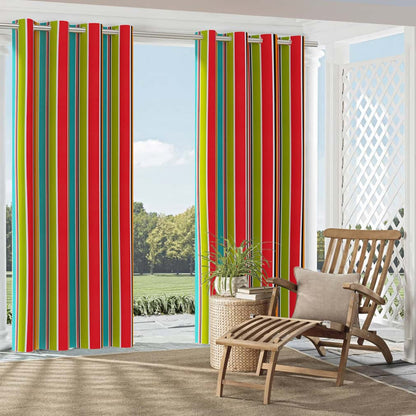 D2741 Stripe Festival Aqua & Teal,Green,Pink Charlotte Fabrics