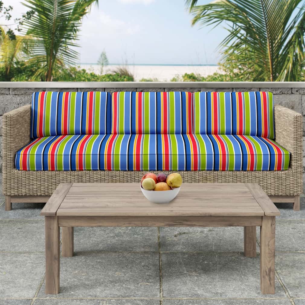 D2743 Stripe Gemstone Blue Charlotte Fabrics