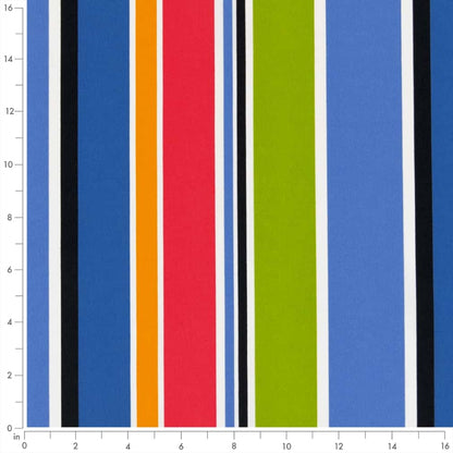 D2743 Stripe Gemstone Blue Charlotte Fabrics