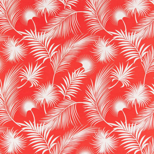D2749 Leaves,Tropical & Botanical Papaya Orange & Rust Charlotte Fabrics