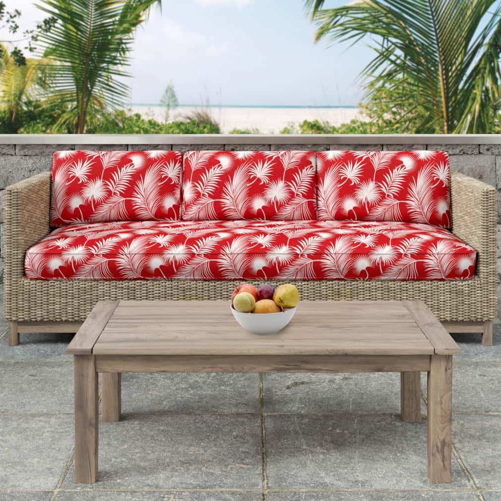 D2750 Leaves,Tropical & Botanical Crimson Red & Burgundy Charlotte Fabrics