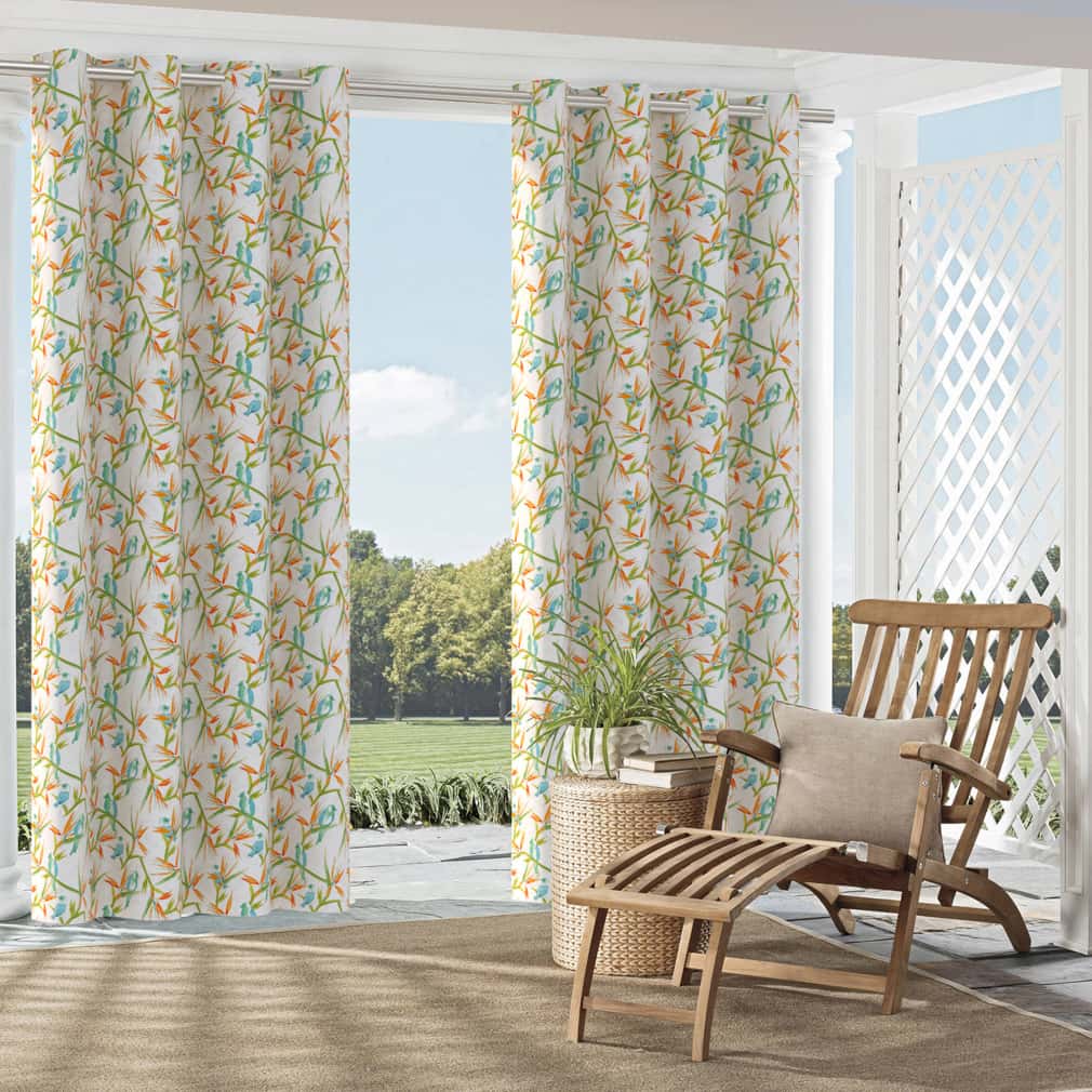 D2753 Leaves,Novelty,Tropical & Botanical Tropical Aqua & Teal,Green,Orange & Rust Charlotte Fabrics
