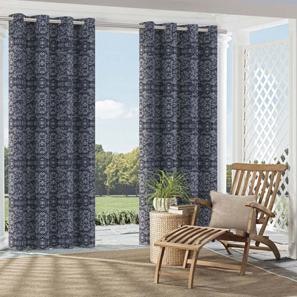D2755 Abstract & Geometric,Global Midnight Blue Charlotte Fabrics