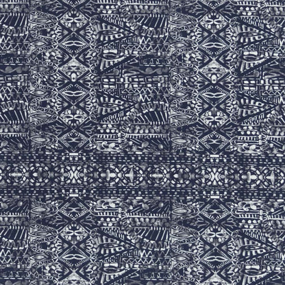 D2755 Abstract & Geometric,Global Midnight Blue Charlotte Fabrics