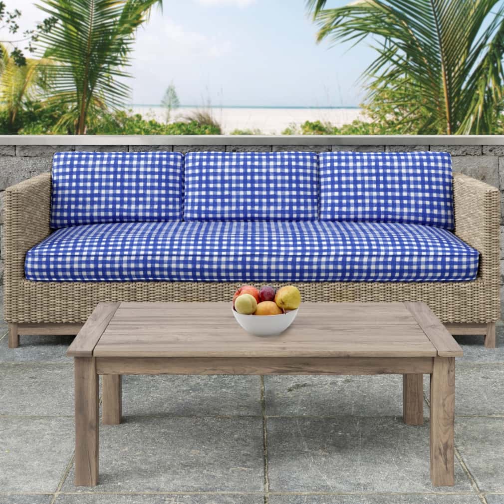 D2756 Plaid & Check,Small Scale Cobalt Blue Charlotte Fabrics