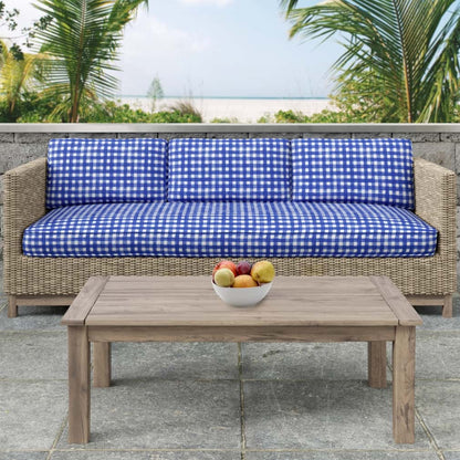 D2756 Plaid & Check,Small Scale Cobalt Blue Charlotte Fabrics