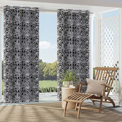 D2759 Paisley Raven Black Charlotte Fabrics