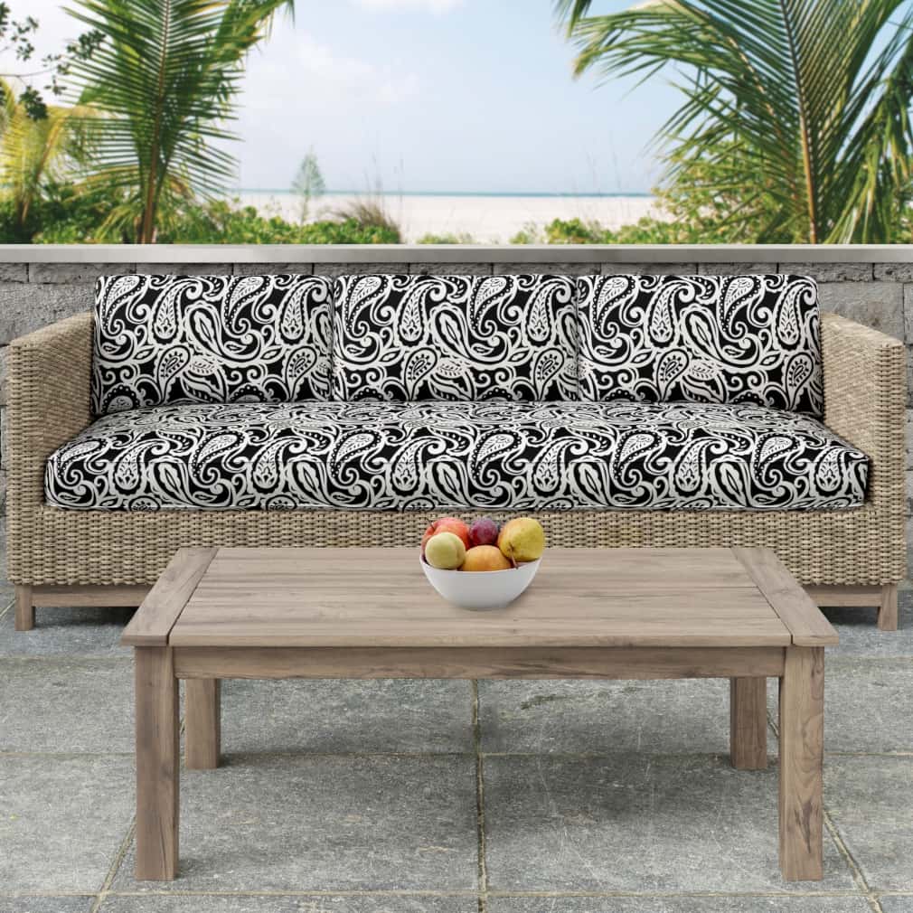 D2759 Paisley Raven Black Charlotte Fabrics