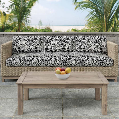 D2759 Paisley Raven Black Charlotte Fabrics