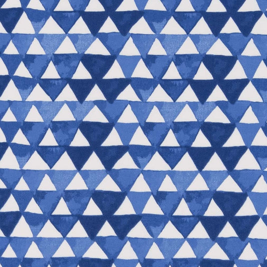 D2761 Abstract & Geometric Indigo Blue Charlotte Fabrics