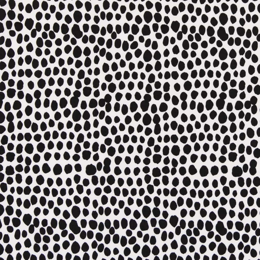 D2762 Abstract & Geometric Onyx Black Charlotte Fabrics