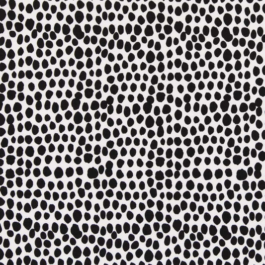 D2762 Abstract & Geometric Onyx Black Charlotte Fabrics