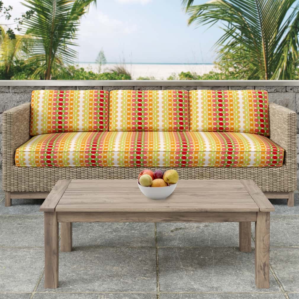 D2763 Abstract & Geometric Citrus Green,Orange & Rust,Red & Burgundy Charlotte Fabrics