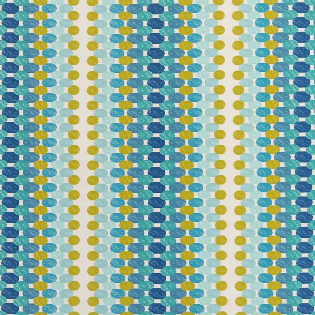 D2764 Abstract & Geometric Ocean Aqua & Teal,Green Charlotte Fabrics