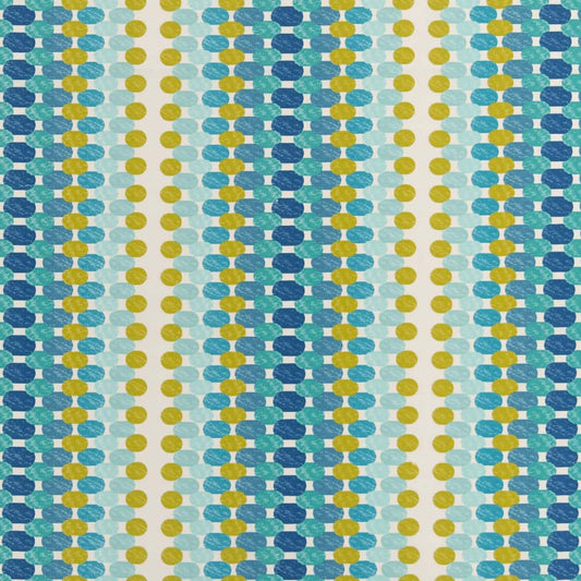 D2764 Abstract & Geometric Ocean Aqua & Teal,Green Charlotte Fabrics